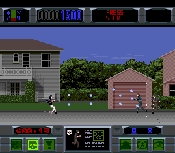 Lawnmower Man, The (USA) (Beta) In game screenshot